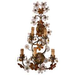 Applique à fleur en cristal de verre de Lights Regency par Maison Baguès