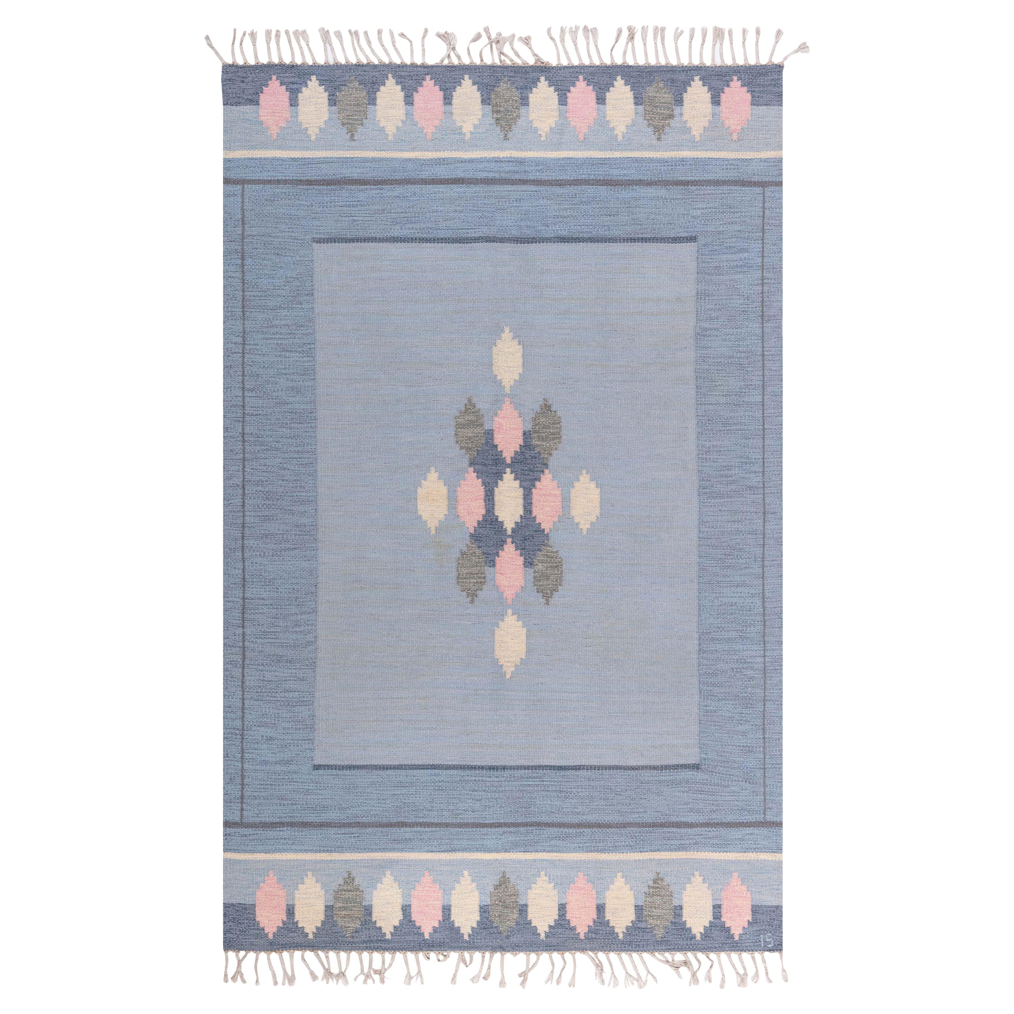 Doris Leslie Blau "Sparreholm" Vintage Swedish Rug by Ingegerd Silow