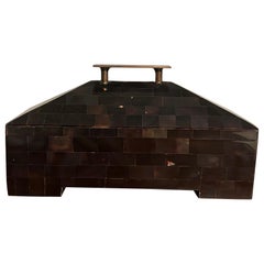 Fabulosa caja de cuerno teselado