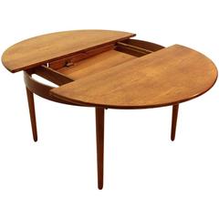 Italian Mid-Century Teak Dining Table, 1960s