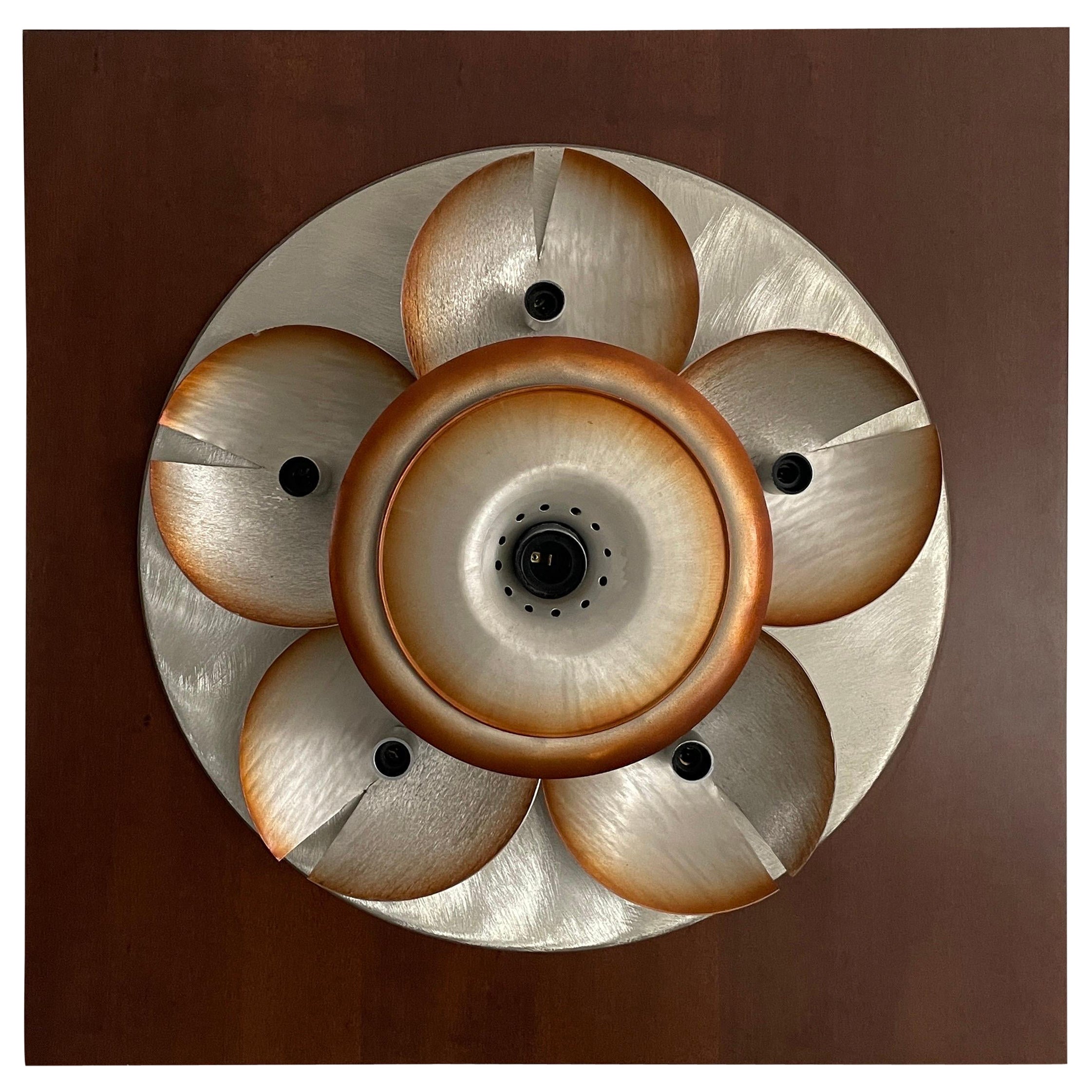'Orange' Wall Lamp by Otello Ciullini for Studio EF Viareggio, 1970s, Italy For Sale