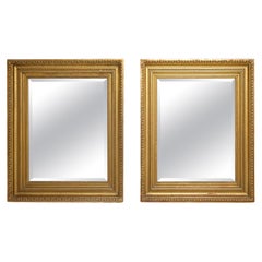 Paire de miroirs muraux néoclassiques, début du 19e siècle