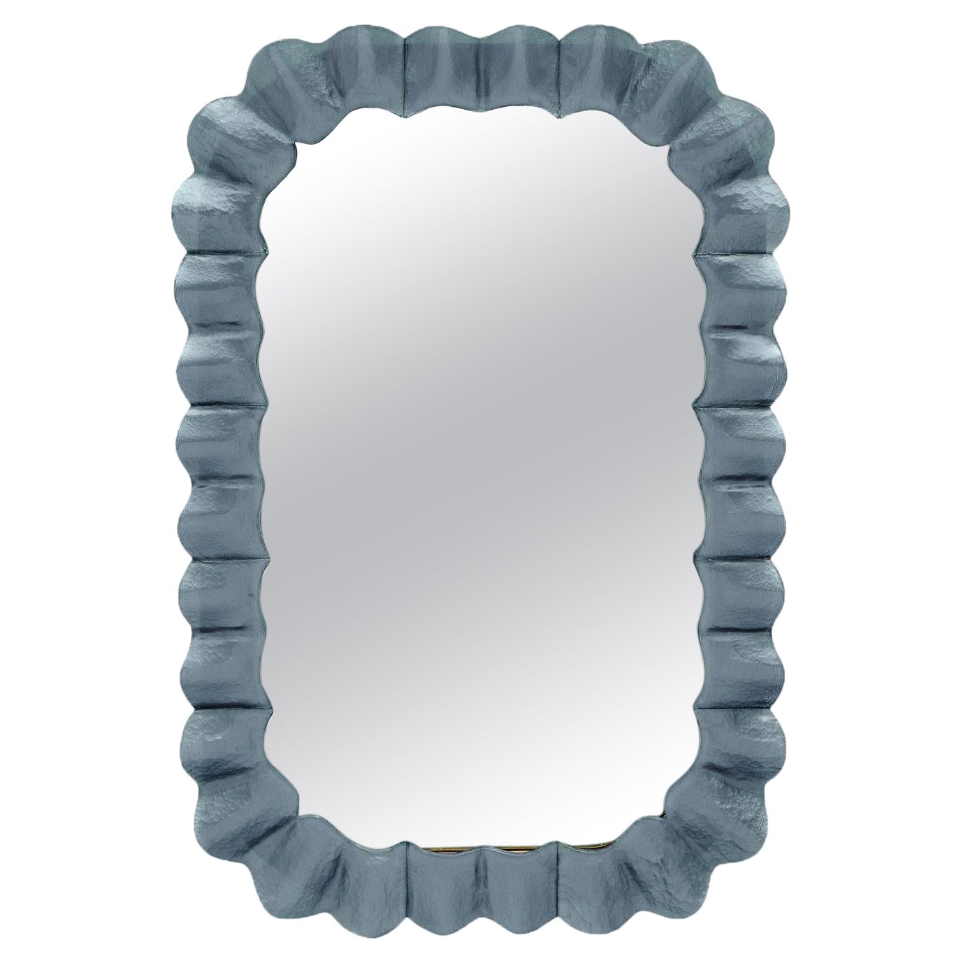 Miroir Denim Bleu de Murano