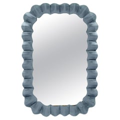 Murano Glass Blue “Denim" Mirror
