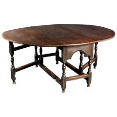 Large Oak Gateleg Table