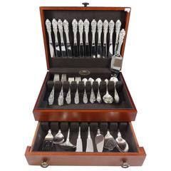 Sir Christopher by Wallace Sterling Silver Flatware Set for 12 Service 81 Pieces 5