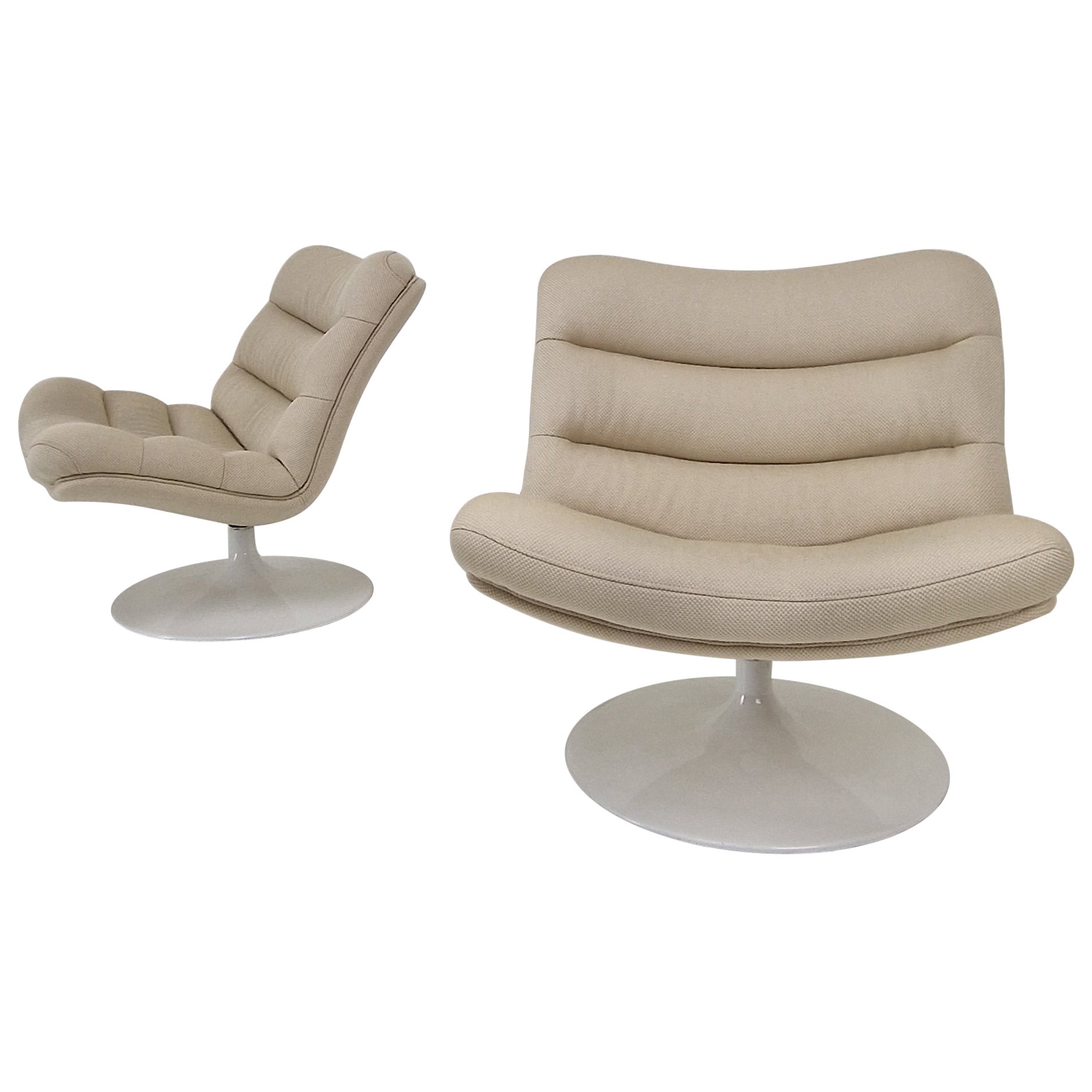 Set of 2 975 Lounge Chairs by Geoffrey Harcourt for Artifort, 1970s