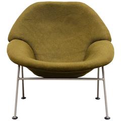 Green Lounge Chair by Pierre Paulin for Artifort Model F555, Early Model 1950s