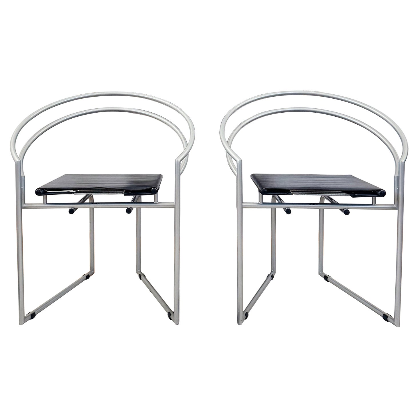 PAIR 1980s Postmodern Mario Botta Latonda Chair for Alias - 2 pcs For Sale