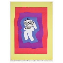 Filmplakat „Man in the White Suit“, Ostdeutsches Filmplakat, Kunst von Hans Hillmann, R1964