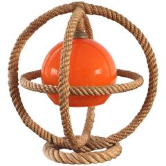 Sphere Shaped Table Lamp by Audoux Minet, Golfe Juan, France, 1960s