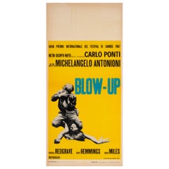 Poster cinematografico in stile giallo Locandina del 1967 in versione Blow-up
