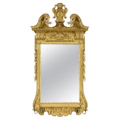 Specchio in legno dorato Giorgio II