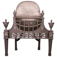 English Fire Grate in the Manner of Robert Adam