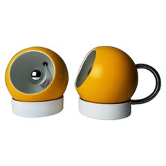 Set of Two Space-Age Eyeball Bedside Lamps, 1970s - Retro Futuristic Design