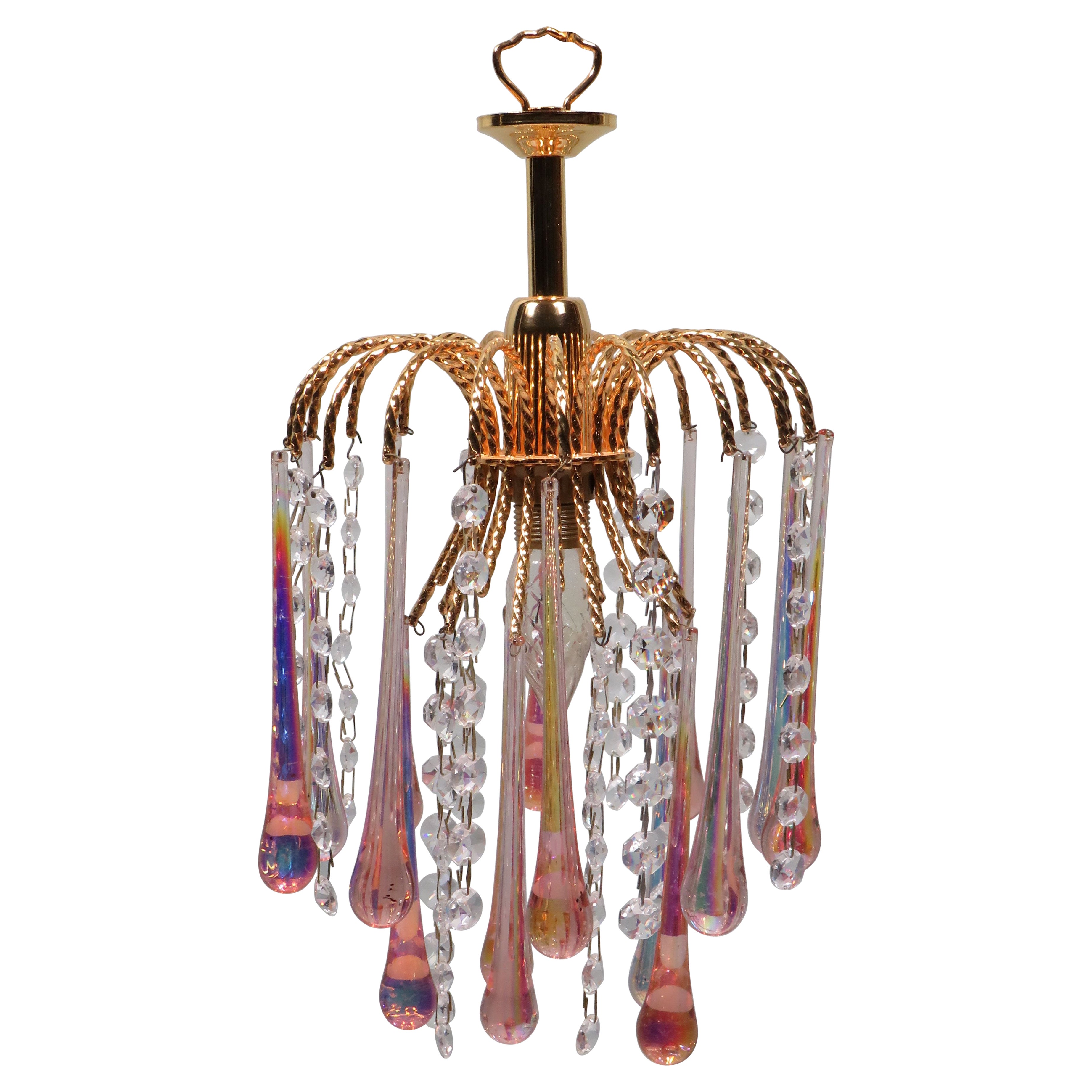Small Waterfall Murano Pendant, 1960-1970