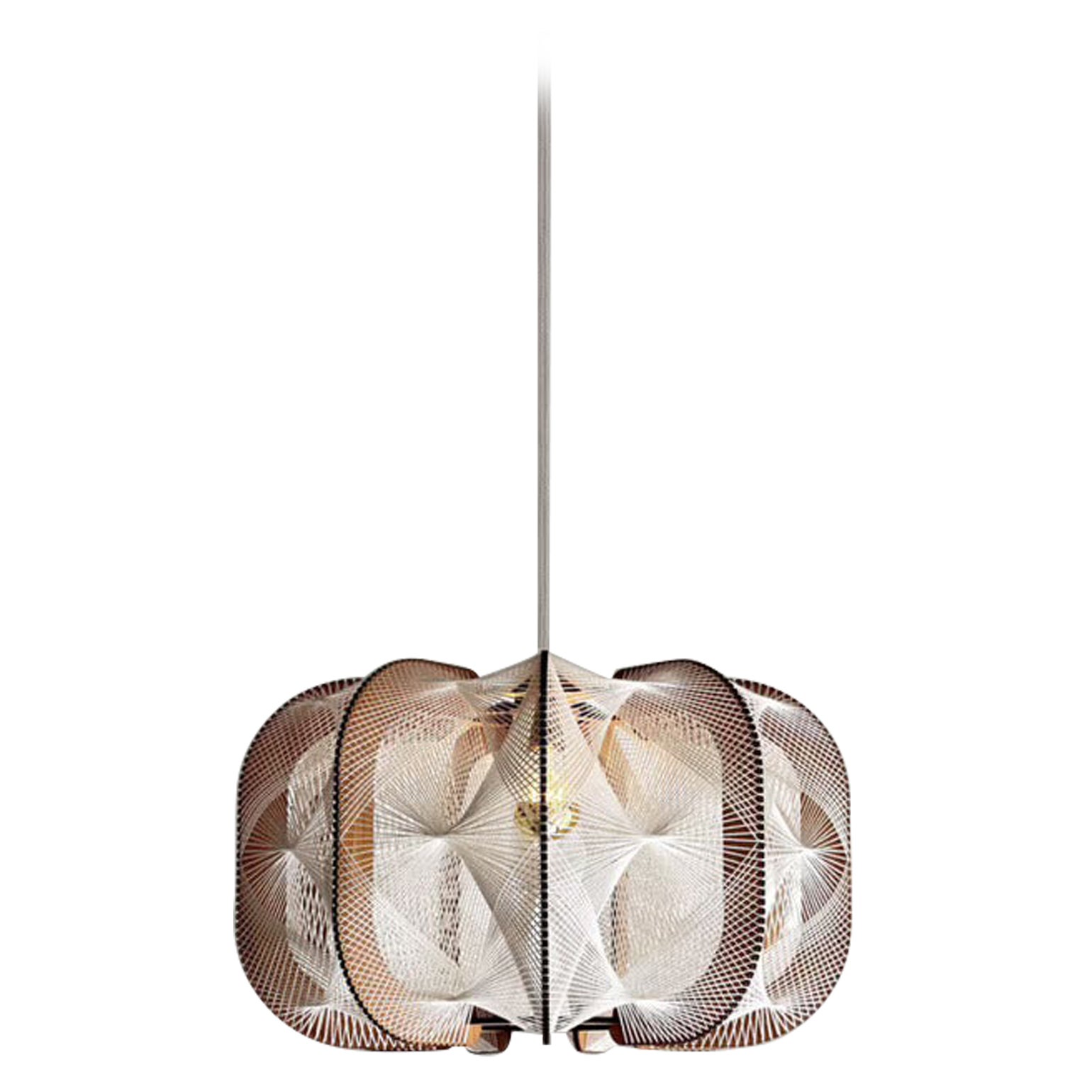 Lampe à suspension Drumjee à triple torsion par LAFABLIGHT