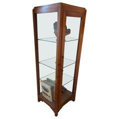 Mid-Century Modern Teak Vitrine Display Cabinet