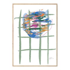 Lágrima Sobre el Mantel Abstrakter Kunstdruck von Leticia Gagetti - Größe A2