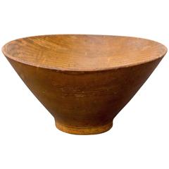 Important Turned Wood Ash Bowl by Bob Stocksdale