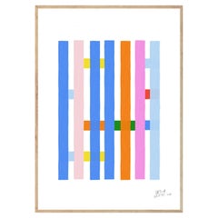 Estudios Geométricos Abstrakter Kunstdruck von Leticia Gagetti #06 - Größe A2