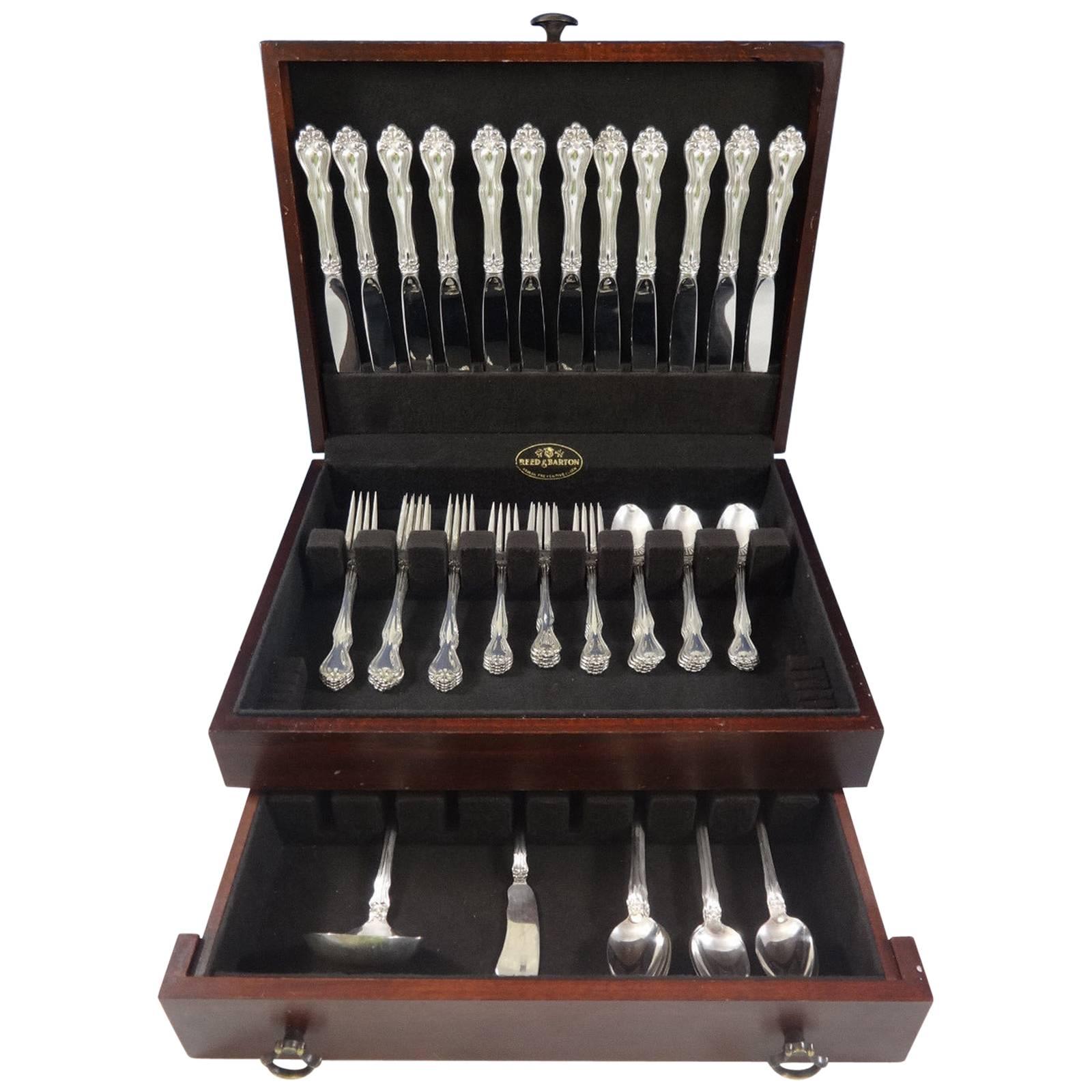 George & Martha by Westmorland Sterling Silver Flatware Set of 12 Service 62 Pcs