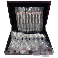 Antique Chantilly by Gorham Sterling Silver Place Size Flatware Set  Service 32 Pcs, New
