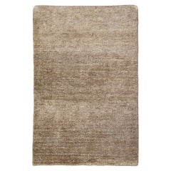 Modern Desert Collection Custom Silk Rug In Tan By Apadana