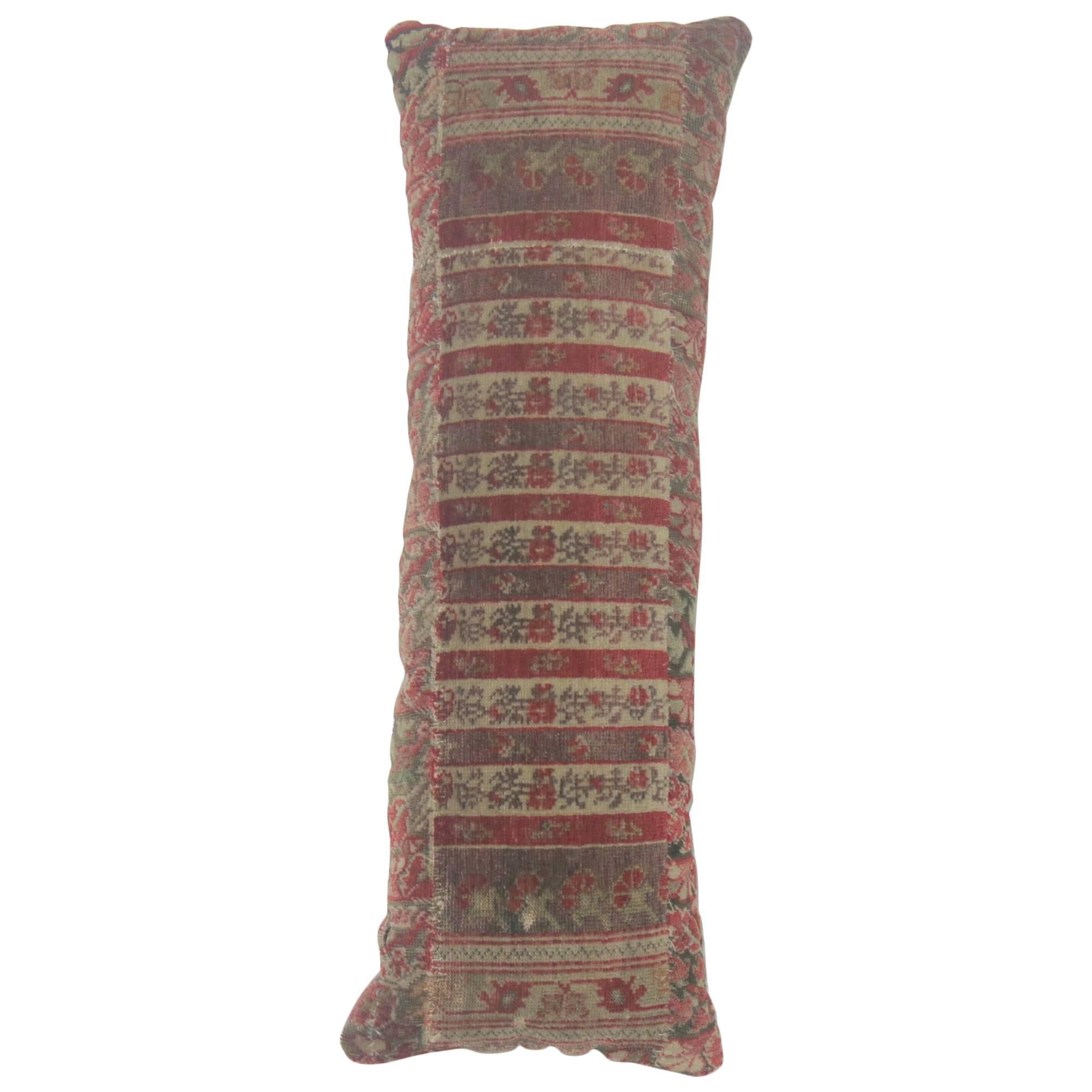 Silk Turkish Bolster Pillow Fragment from the 18th Century