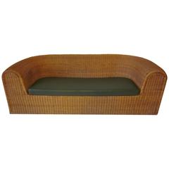 Eero Aarnio Woven Rattan Sofa