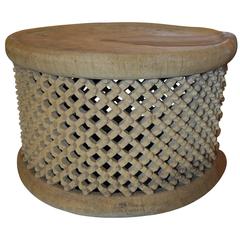 Sandblasted Cameroon Stool