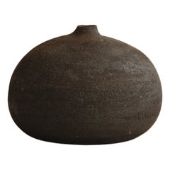 Ceramic Antracite Vase - Terra Collection III