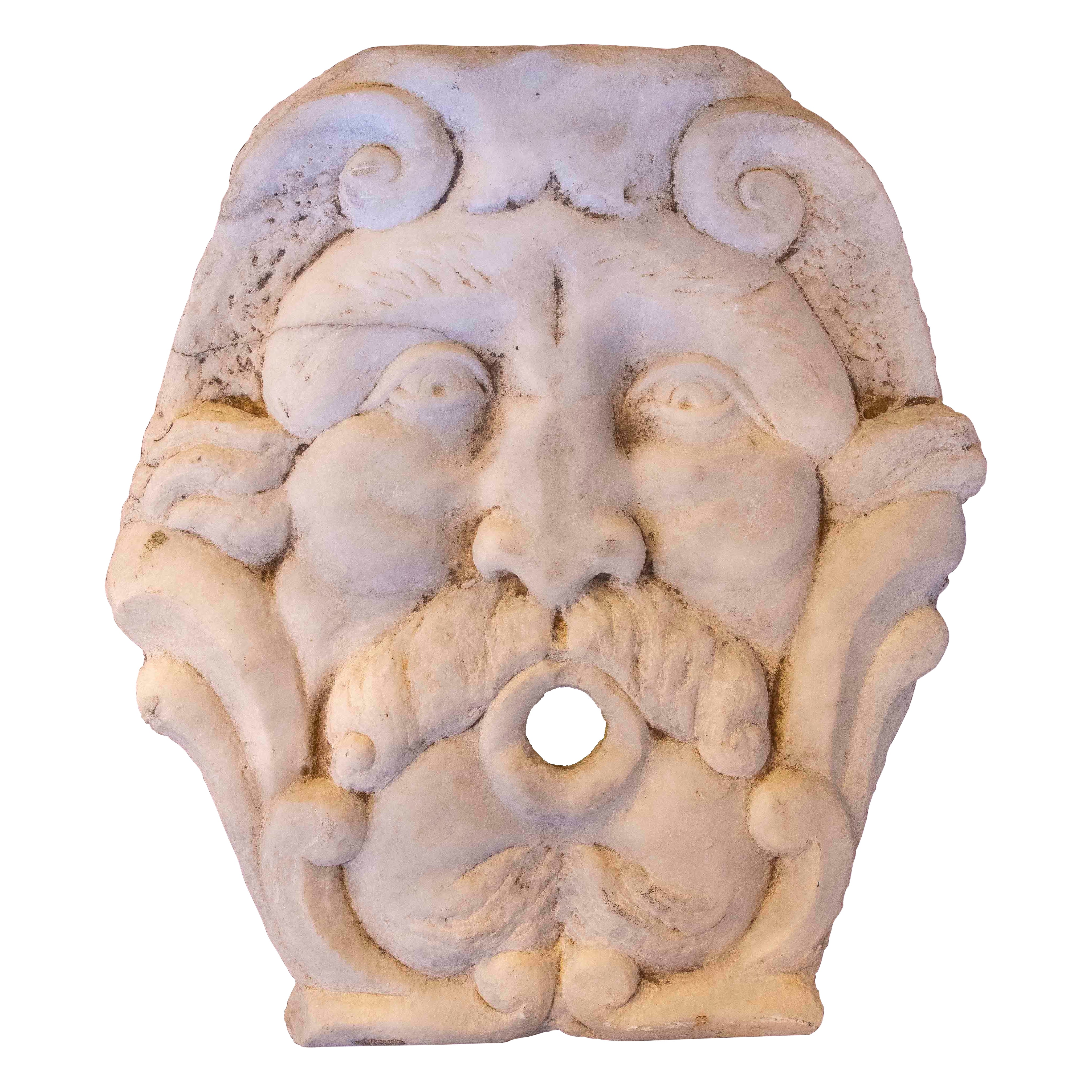 Figure de proue en marbre sculpté à la main des années 1875 en vente