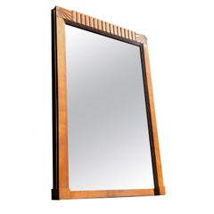 Vintage An important ART-DECO Architectural MODERNIST Wall MIRROR,  France 1930
