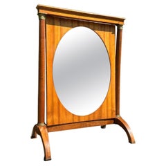 Antique standing mirror  Classicism - Empire  Walnut