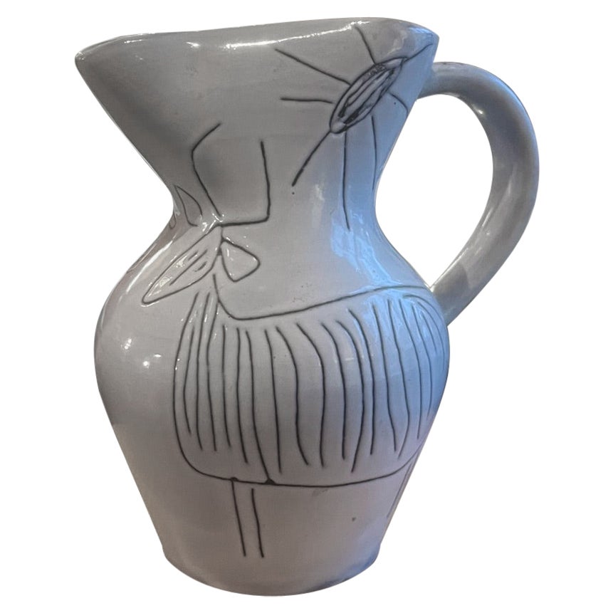 Pichet de cerámica de Jacques Innocenti, Francia, años 60 en venta