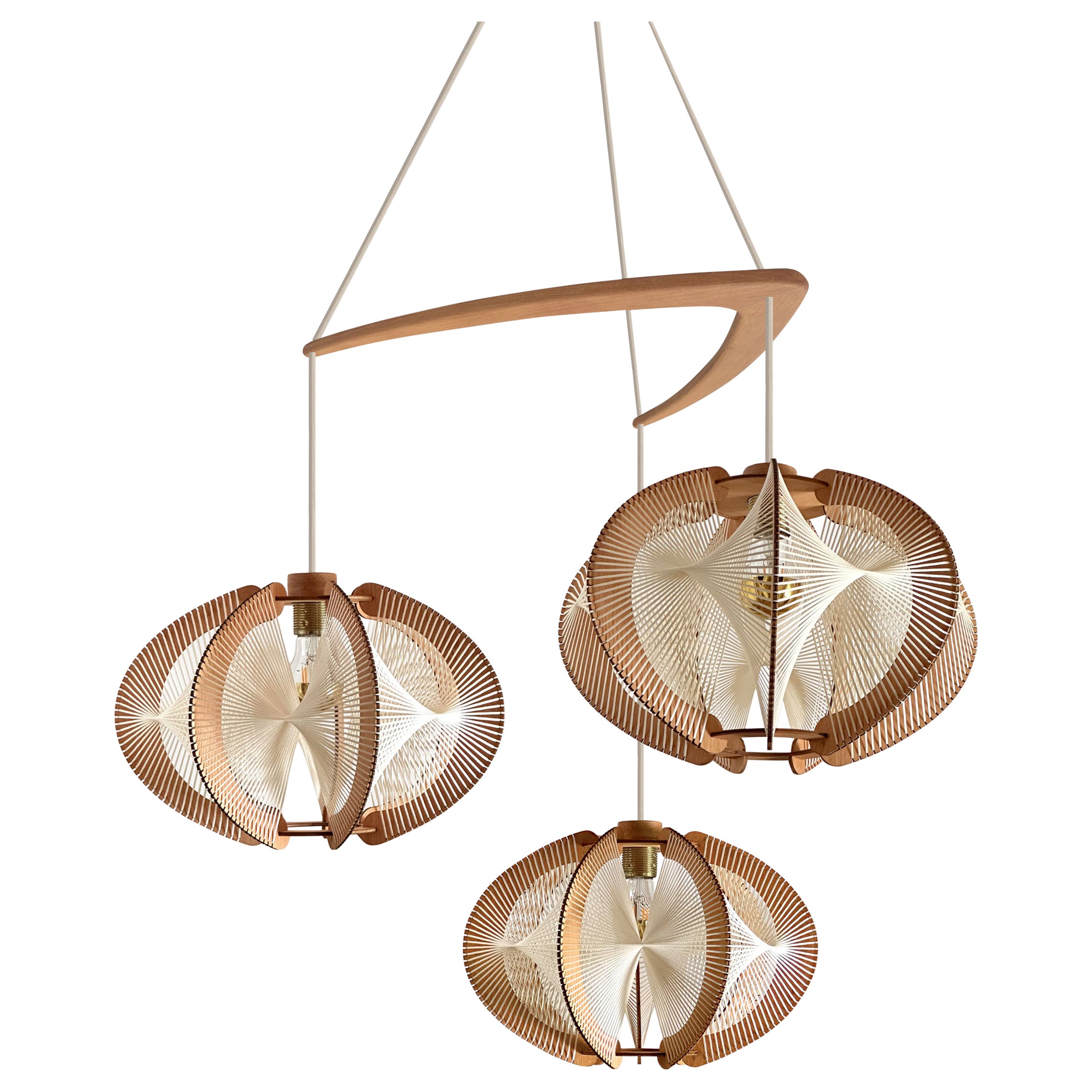 Lampadario Twist Echino di LAFABLIGHT