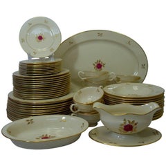 Lenox China Rhodora P471 Pattern 72-Piece Set Service for Twelve (12)