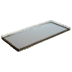 Swedish Modern Brass Mirror tray