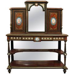 Early 19th Century Louis XV Burl Walnut Desk 4