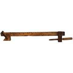 French Tradesman Woodwork Clamp as Decor 