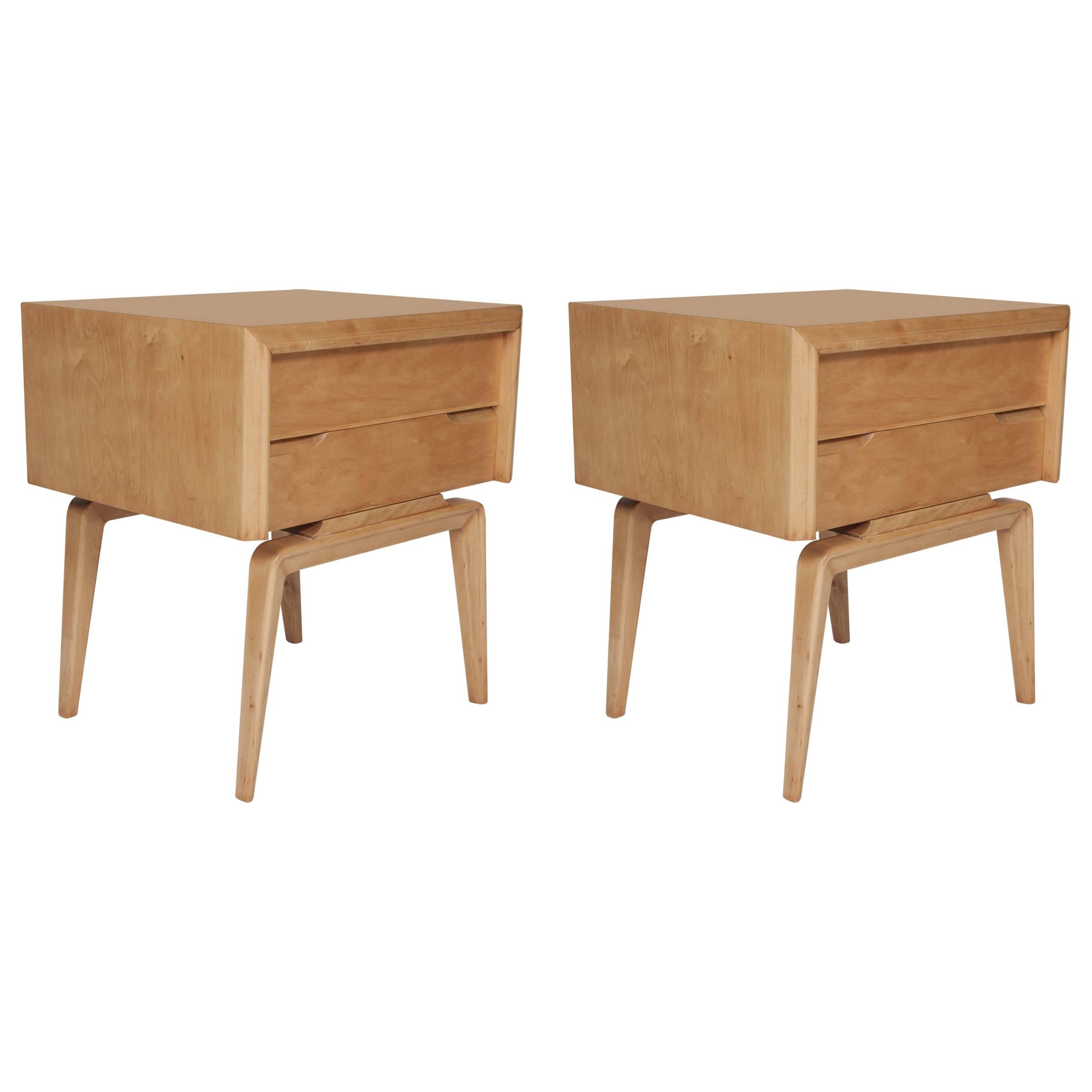 Pair of Bedside Tables by Edmond Spence