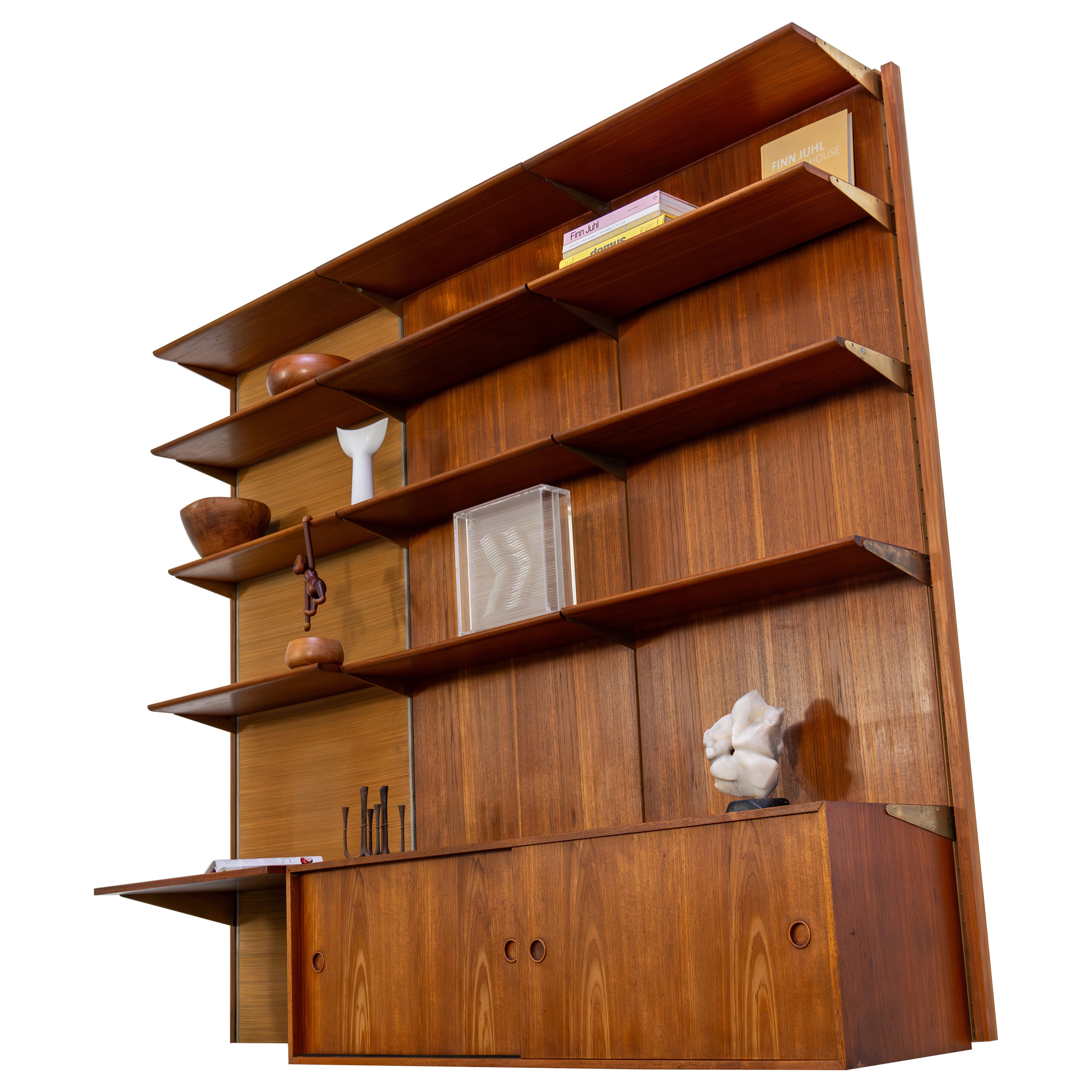 Finn Juhl 1962 Teca Mueble Aparador Escritorio BO71 Bovirke Mid Century Modern en venta