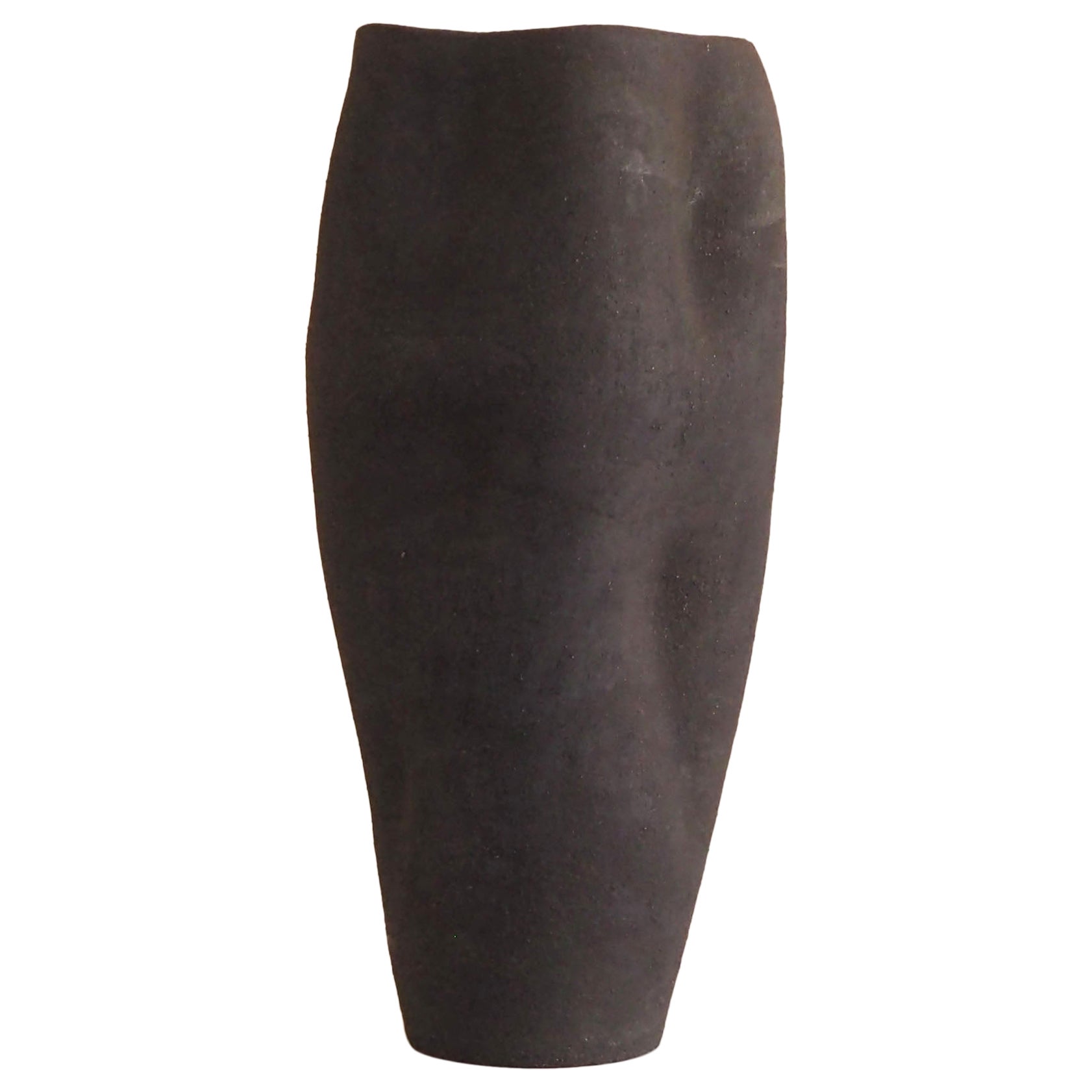 Ceramic Antracite Vase - Terra Collection V
