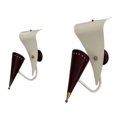 Pair of Sconces by Gilardi and Barzaghi, 1950s, Italy