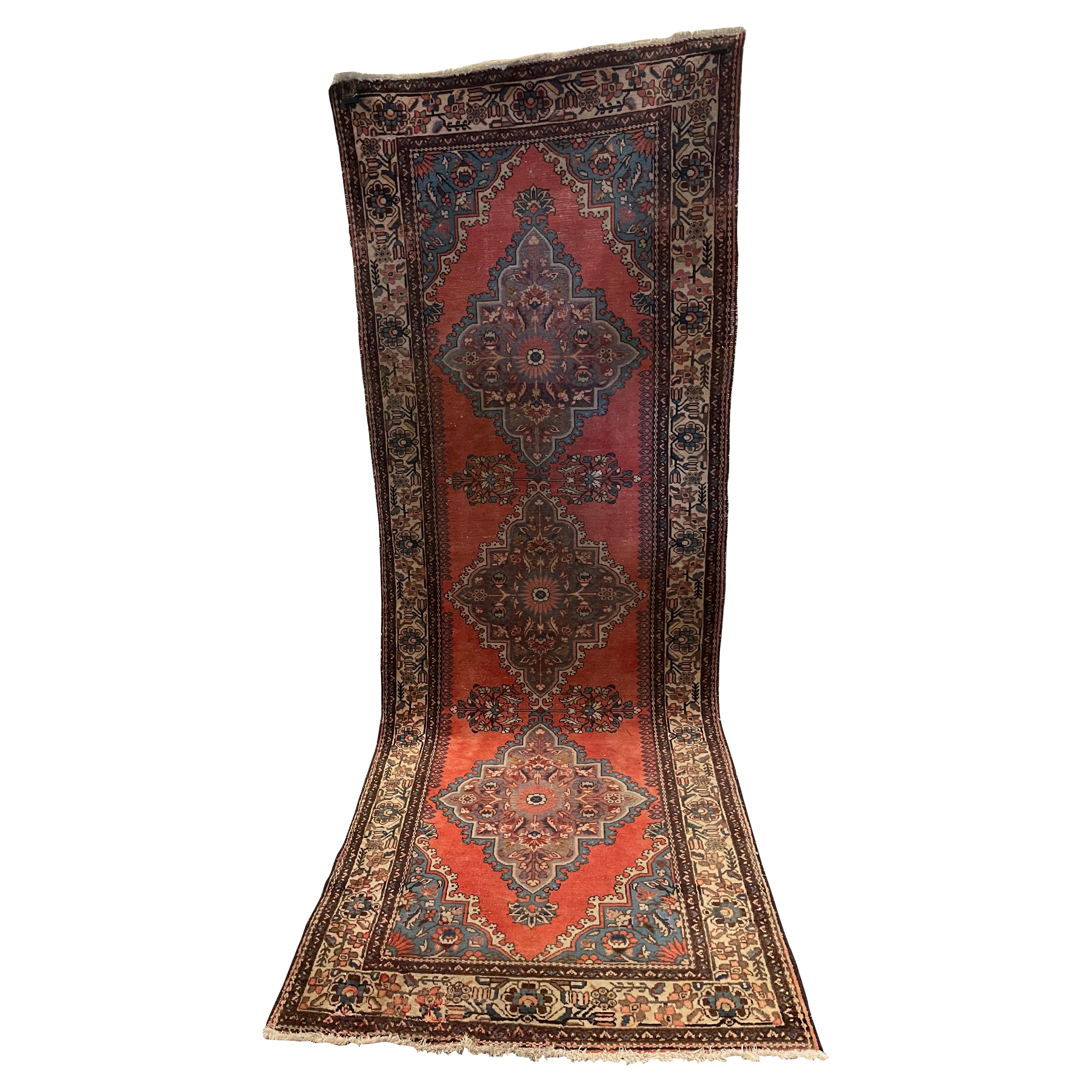 Persian Hamadan Design Runner, Early 20th Century For Sale