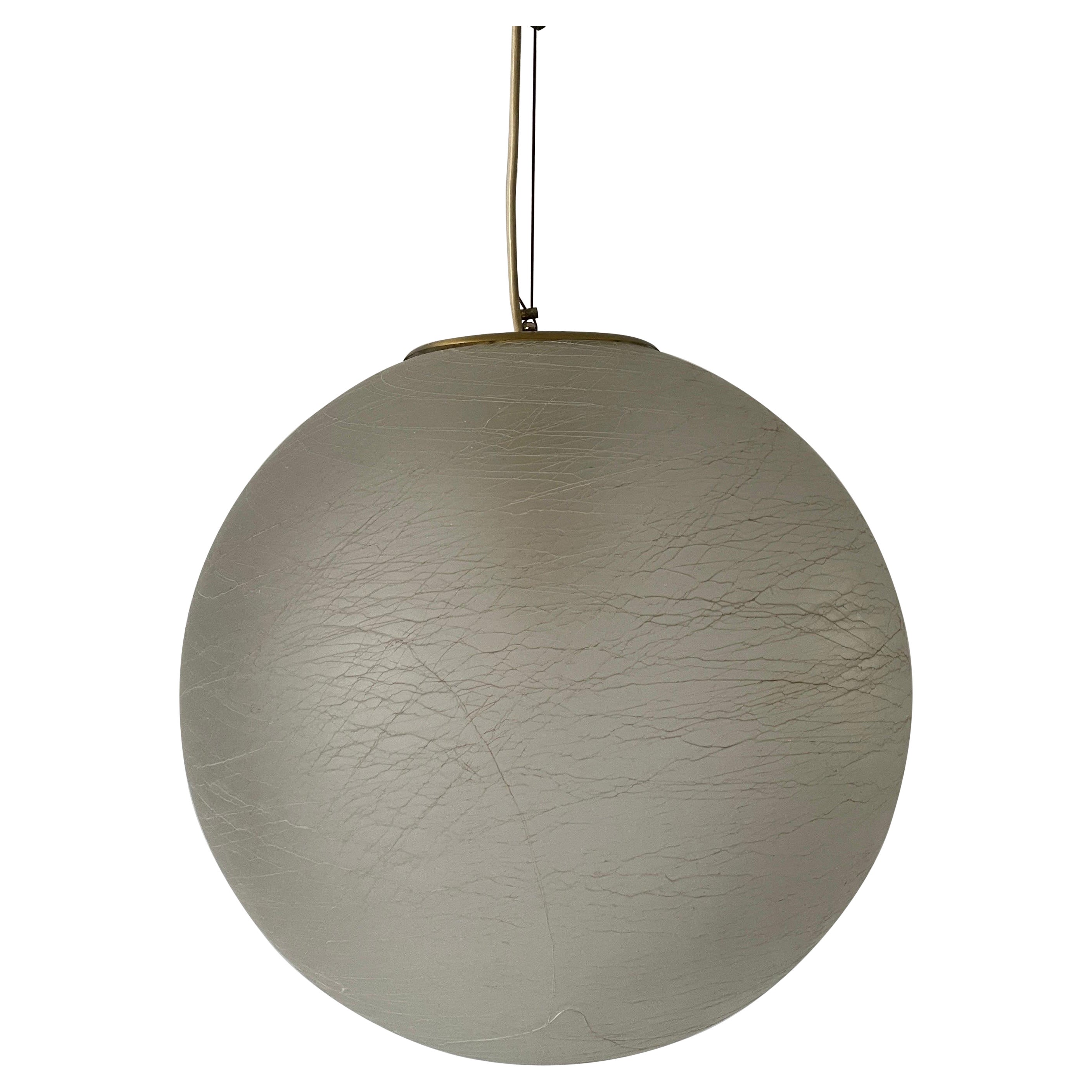 Deckenleuchte aus Murano-Kunstglas mit Hängeleuchte, 1960er Jahre, Italien