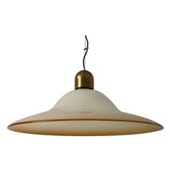 Murano Glass Large Suspension Ceiling Lamp, 1960s, Italy