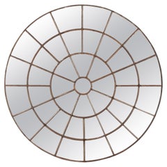 Large 19th Century Industrial Mirror