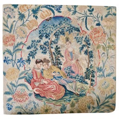 18th Century French Needlework Panel